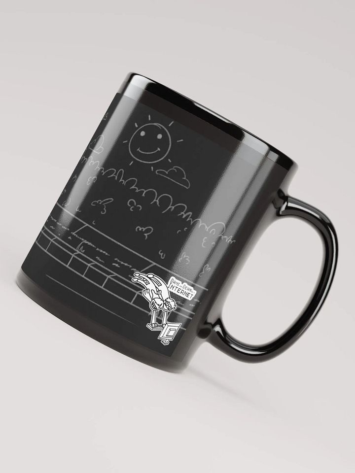 Teenage Dino Basement Angst Black Mug product image (2)