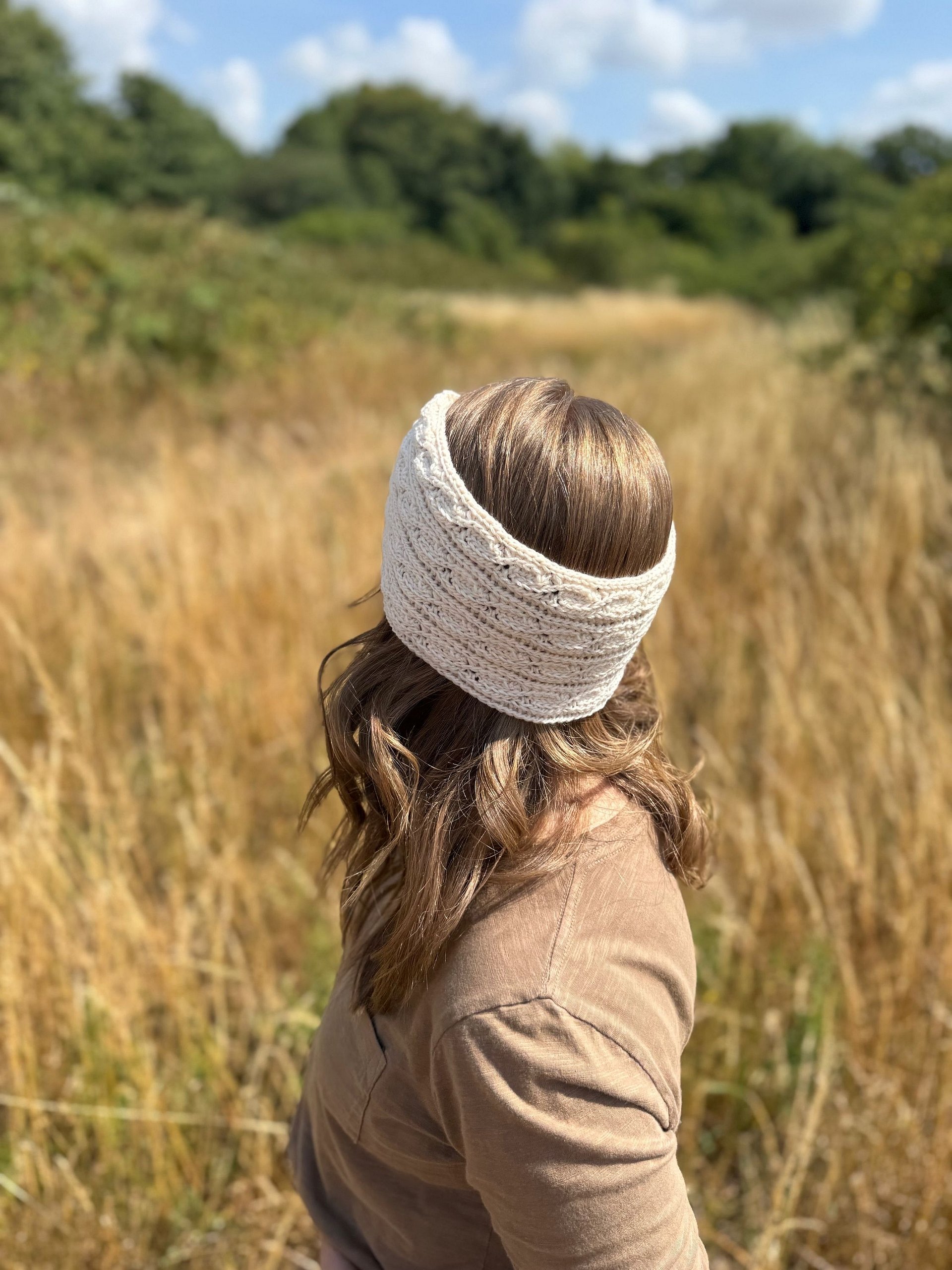CROCHET PATTERN + VIDEO - The Deidra Headband, sizes newborn baby to adult product image (6)
