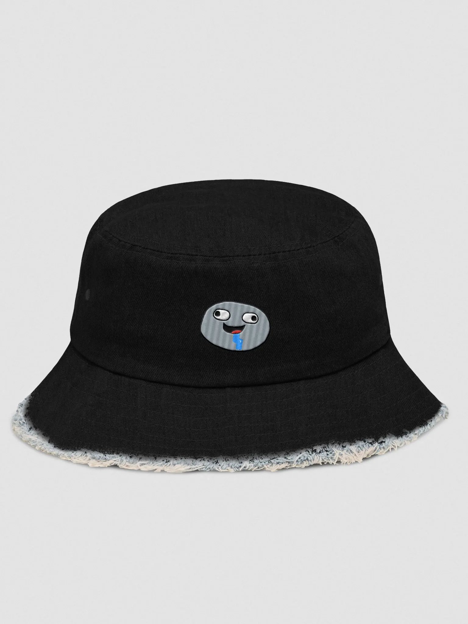 YessPigeon Distressed Denim Bucket Hat product image (1)