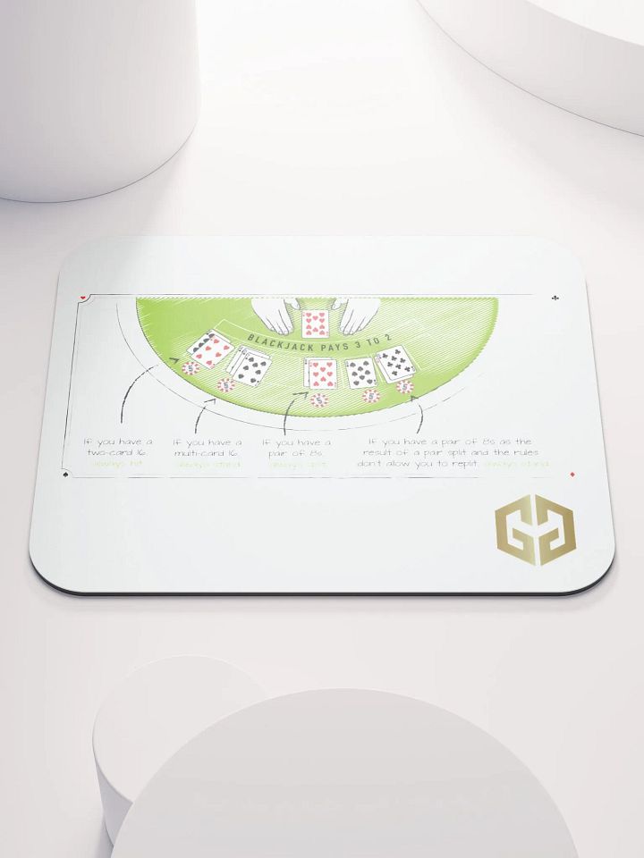 Golden BJ Rules Mouse Pad product image (1)