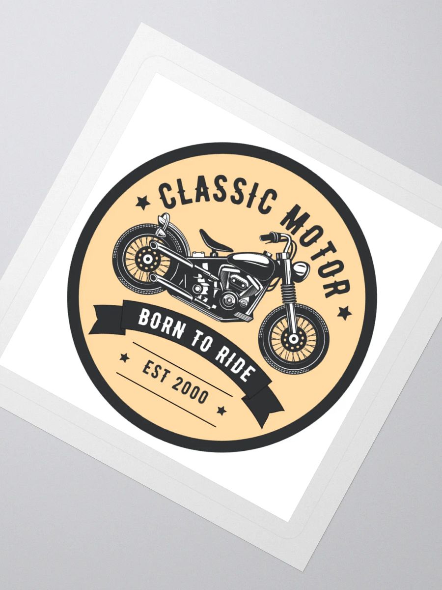 Classic Motor Kiss Cut Stickers product image (5)