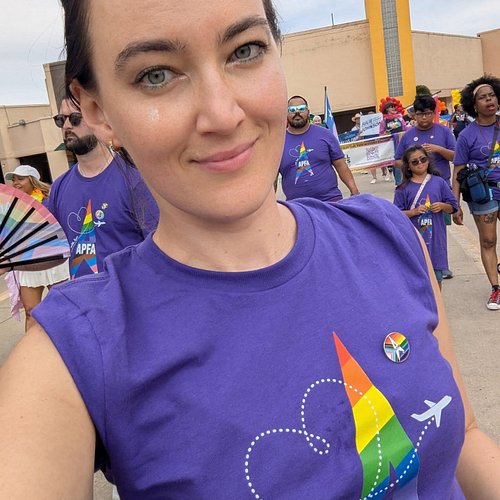 GO GO GO ALL WEEKEND (and I forgot to take a photo at the Rangers game)
Miko is sleepy! 
Happy Pride from my (chosen and unio...