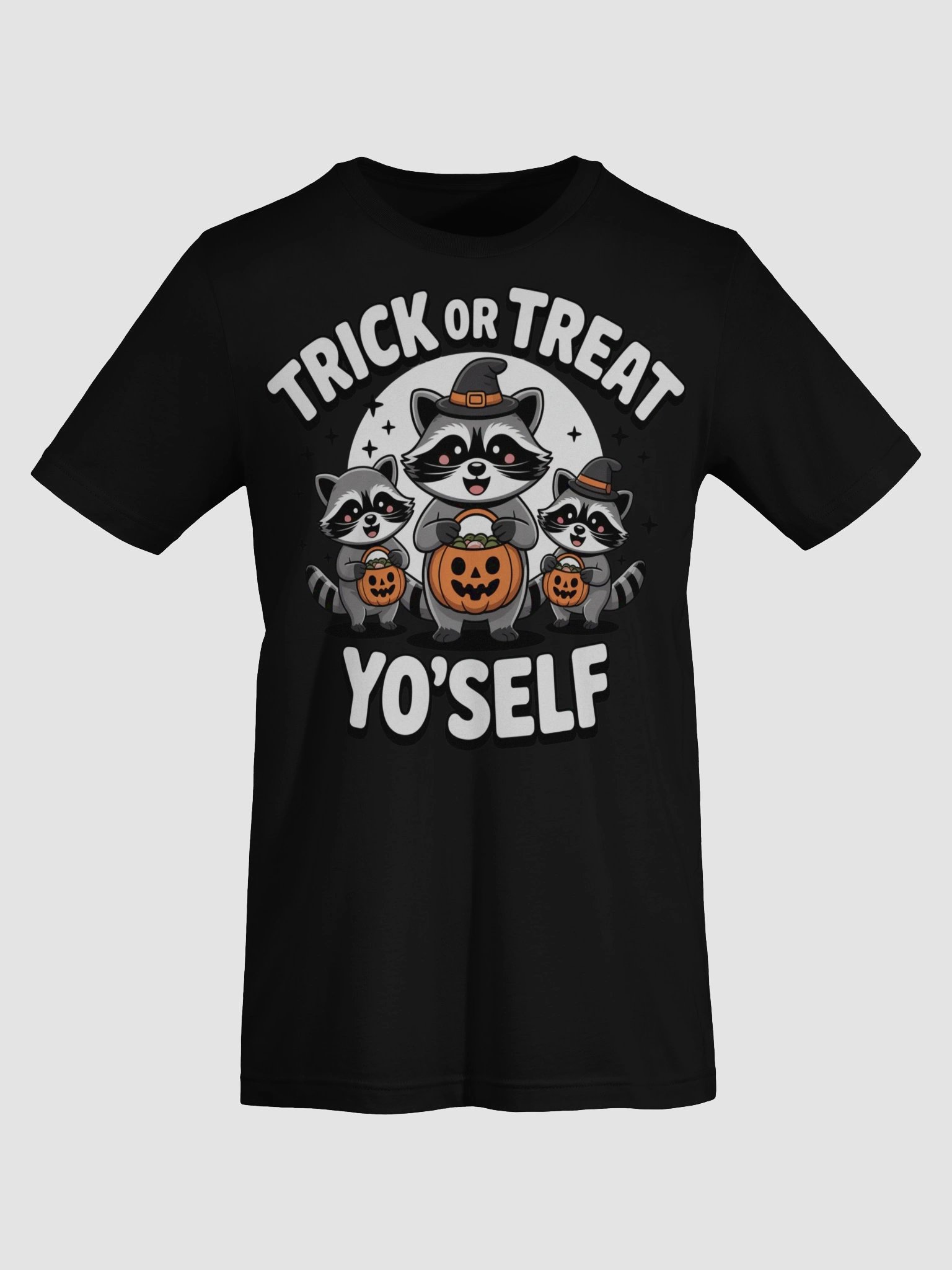 Witchy Raccoon Halloween T-Shirt product image (69)
