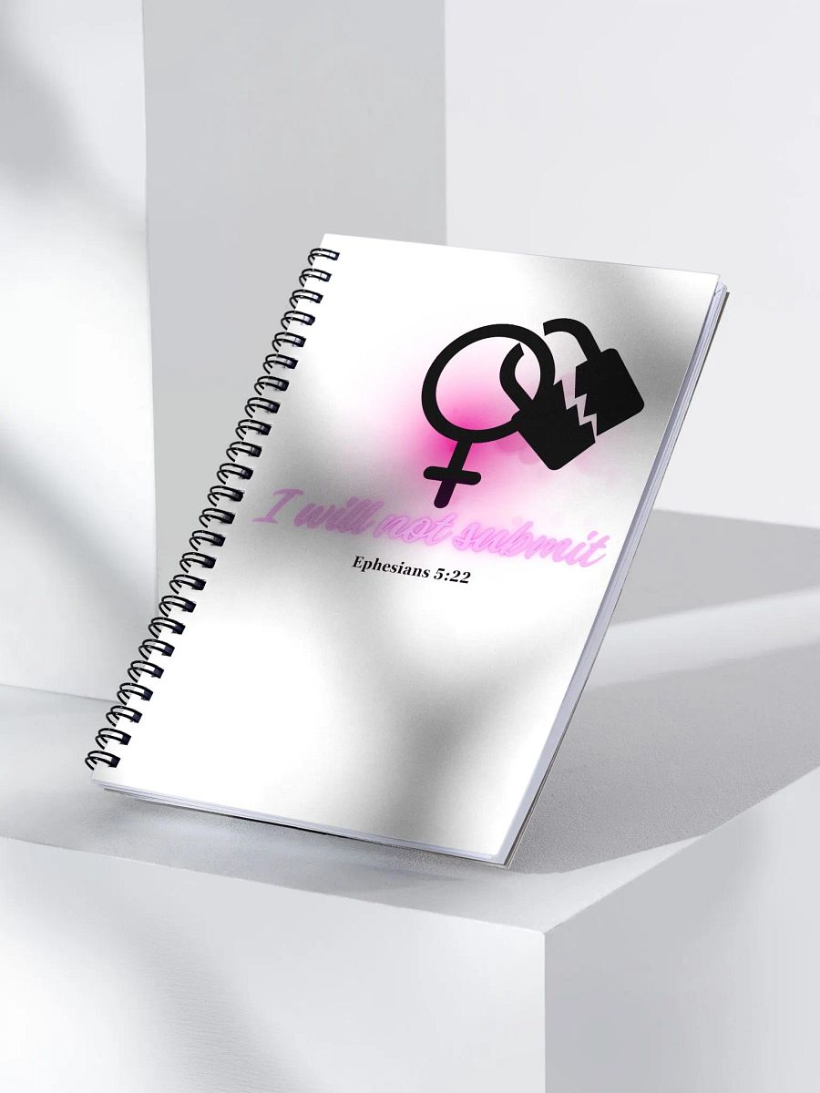 I Will Not Submit Notebook product image (3)