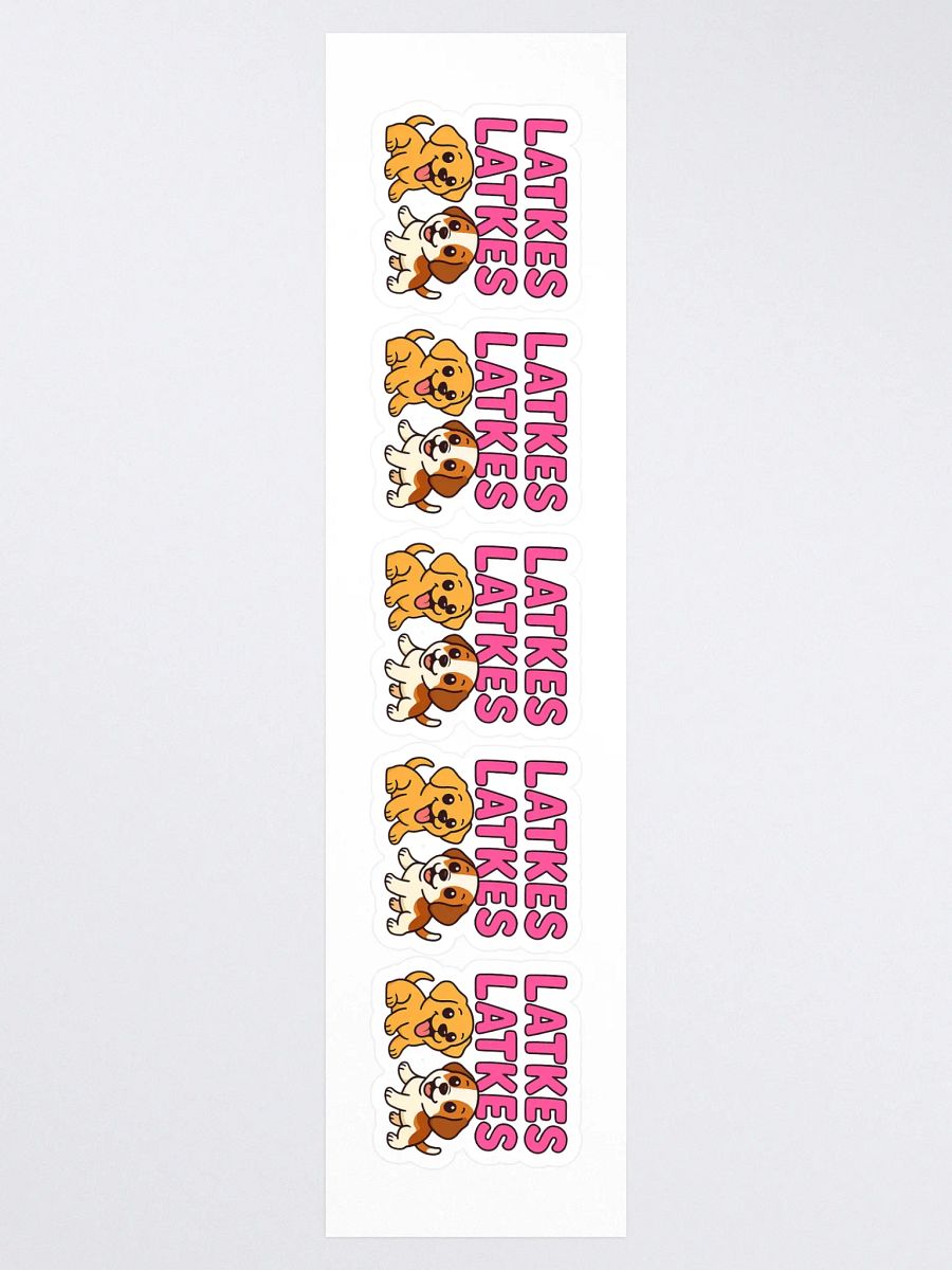 Latkes Latkes Kiss Cut Stickers (Set of 5) product image (3)