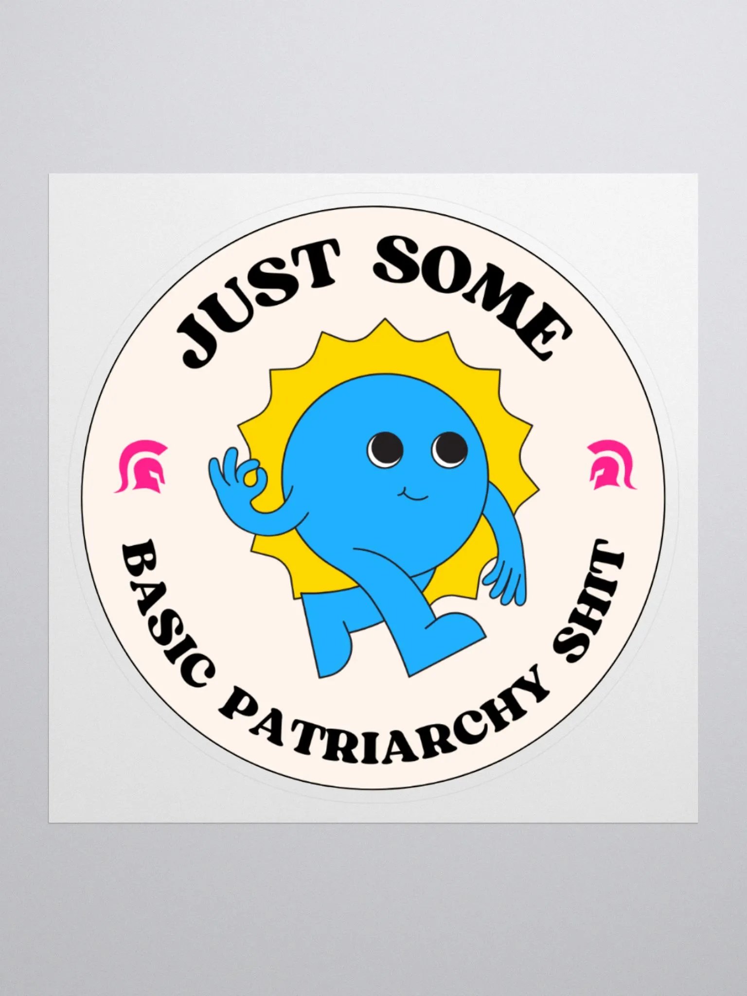 Basic Patriarchy Stuff Sticker product image (1)