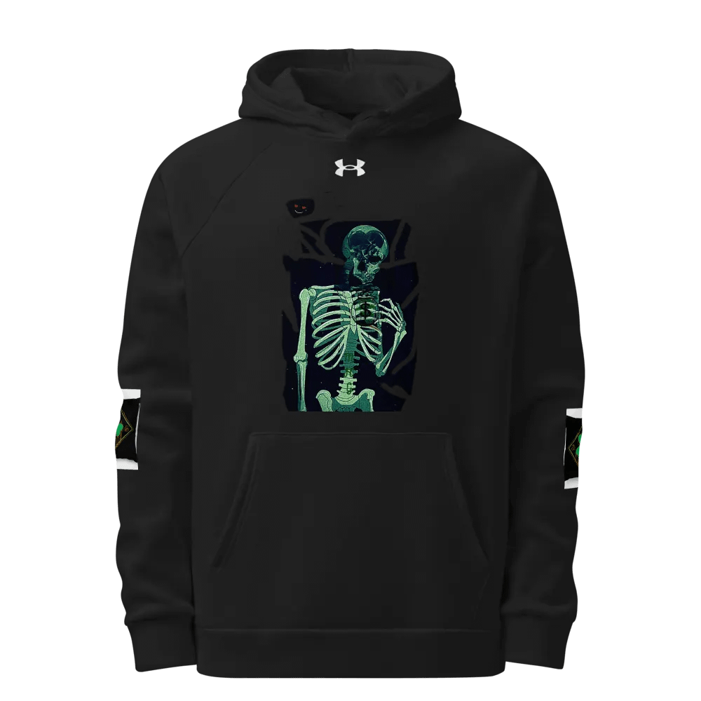 Glowing Skeleton Peace Unisex Hoodie product image (1)