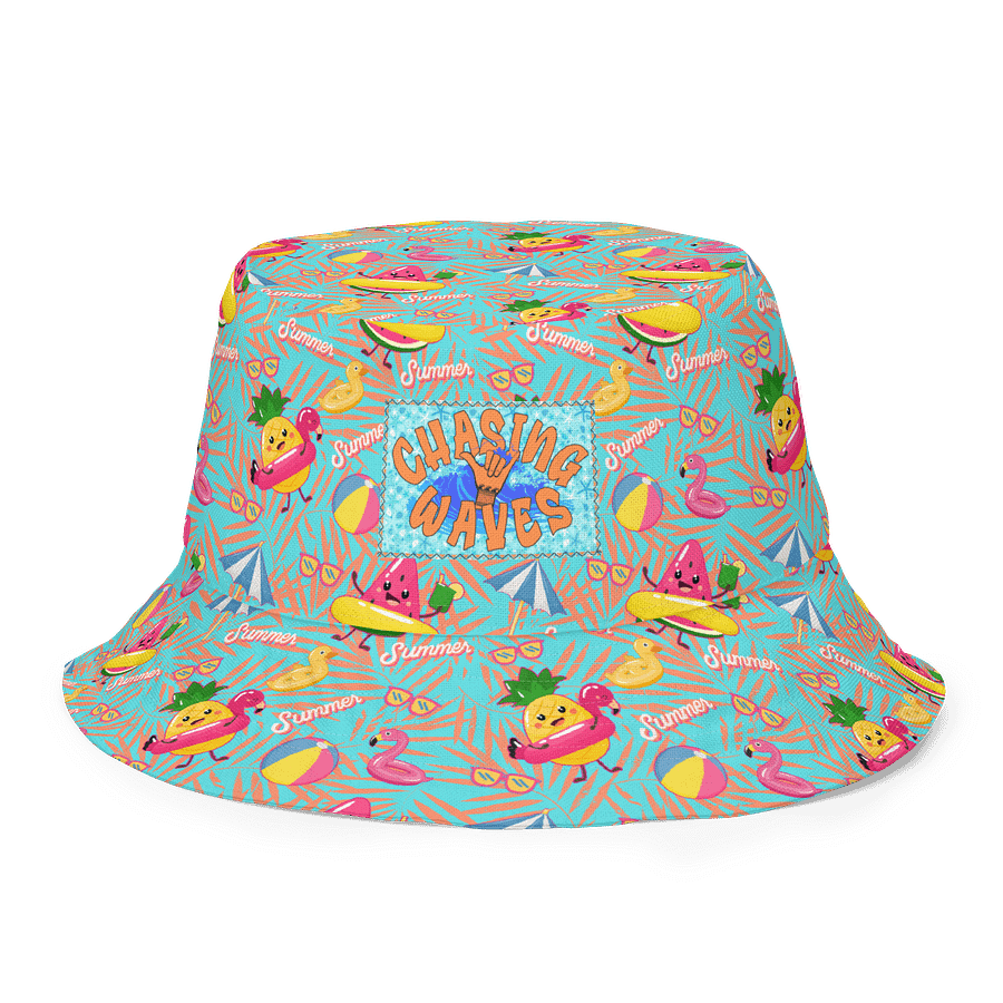 Cool Stripes and Fun Vibes Reversible All-Over Print Bucket Hat product image (8)
