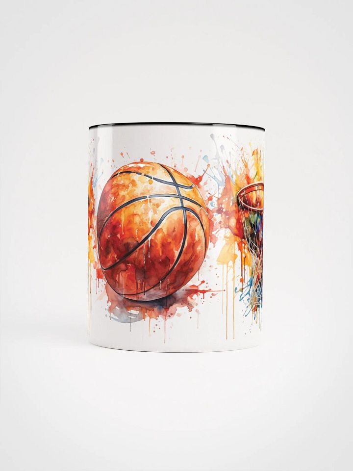 Swish & Sip Basketball Accent Mug product image (2)
