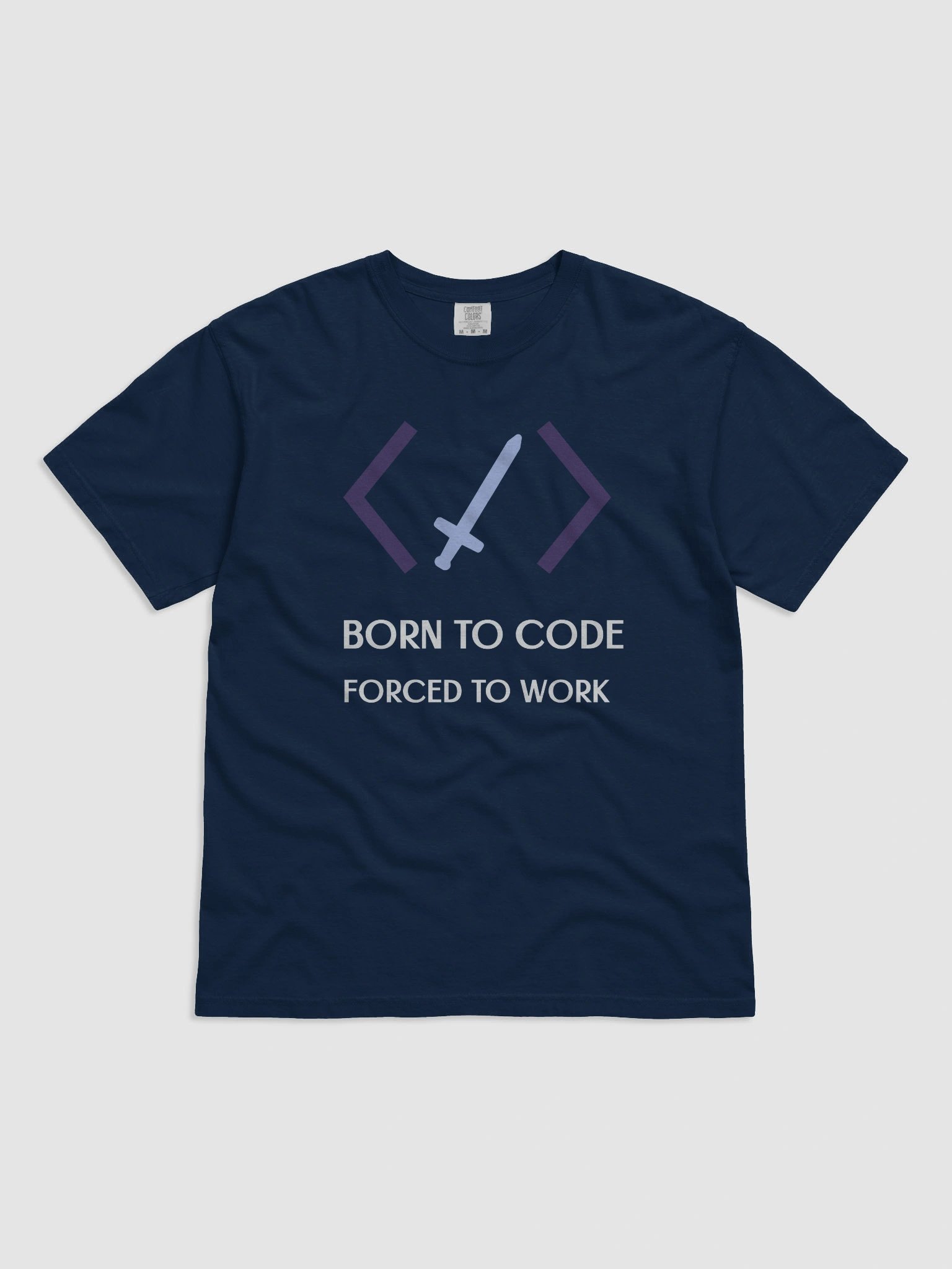 Warrior's Pride Purple Sword T-Shirt product image (8)