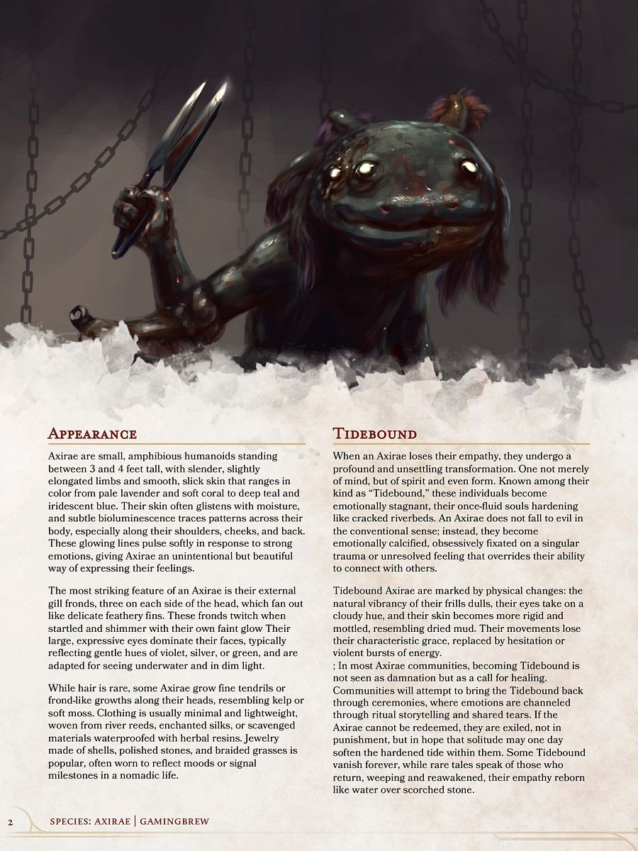 Axirae | 5E Species product image (3)