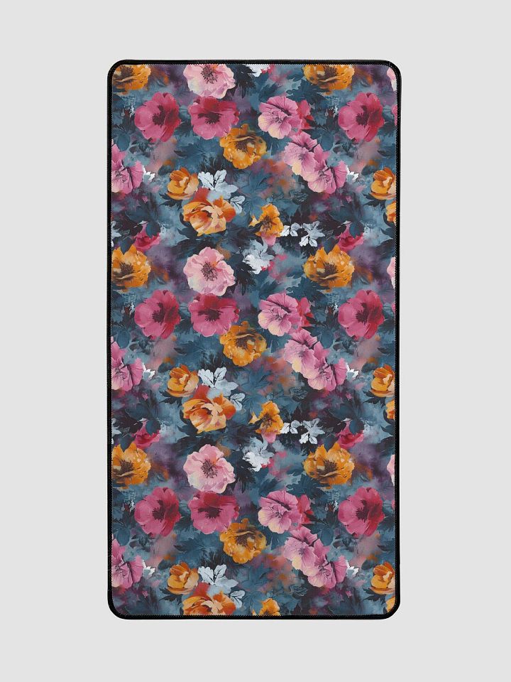 Flower pattern Acid wash Desk Mat product image (2)
