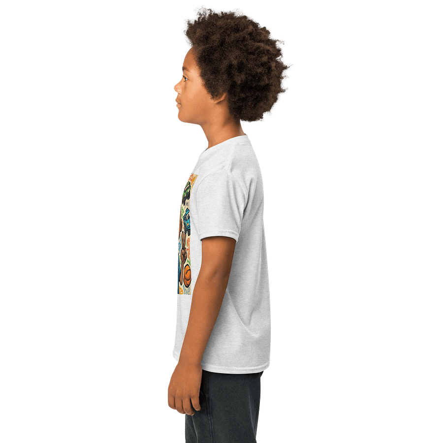 Cheerful King Youth Sports Tee product image (2)