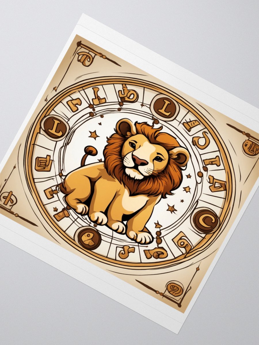 Leo Zodiac Sticker product image (4)
