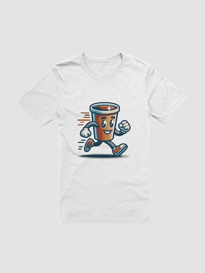 Energetic Coffee Cup Cartoon T-Shirt product image (2)