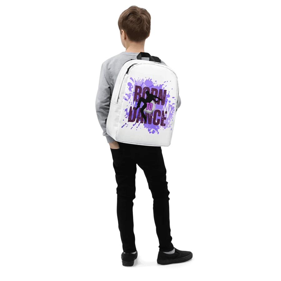 Born to Dance His Silhouette All-Over Backpack product image (5)
