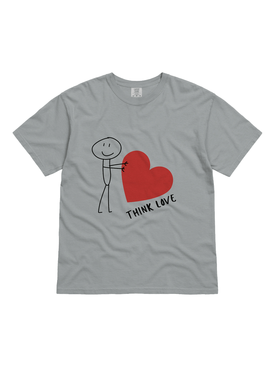 Think Love Heavyweight T-Shirt product image (8)
