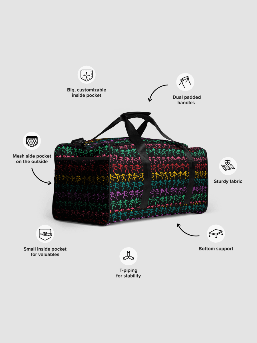 [Day of the dead club]All-Over Print Duffle Bag AOP AOP015 product image (8)