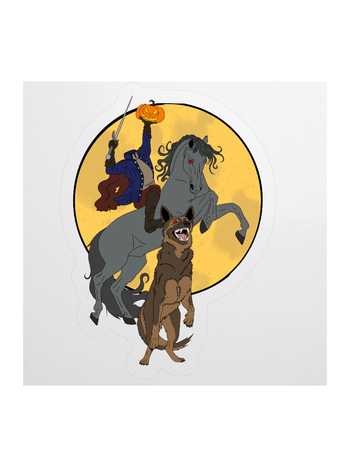 The Horseman Brought Backup Vinyl Sticker product image (1)