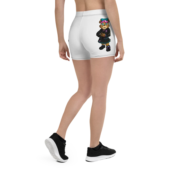 Standing Girl Bear White Shorts product image (1)