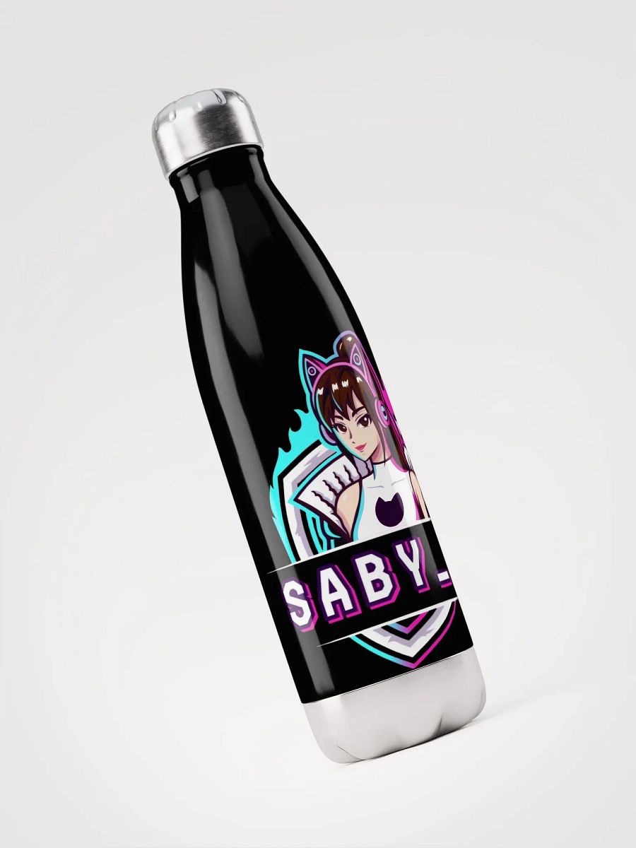 SABY_QC Cat-Eared Headphone Vibes Stainless Steel Water Bottle product image (6)