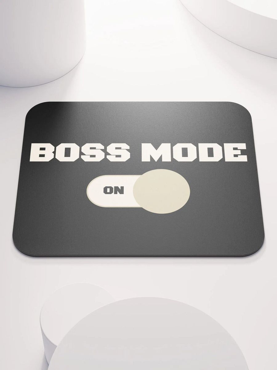 Boss Mode Mouse Pad - Black product image (1)