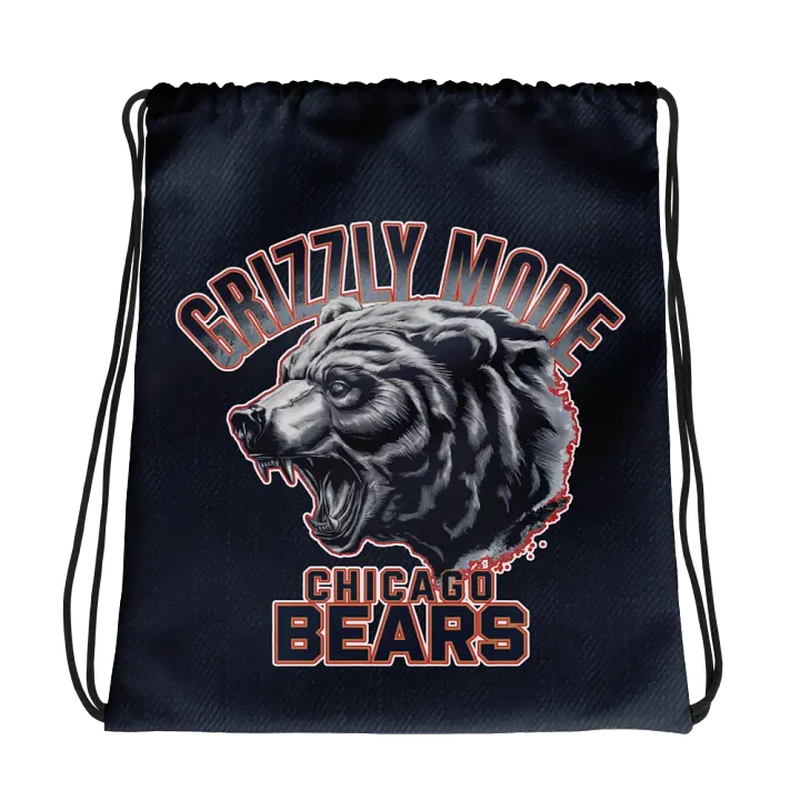Grizzly Mode Jean Texture Drawstring Backpack | Chicago Bears | NFL Home Locker product image (1)