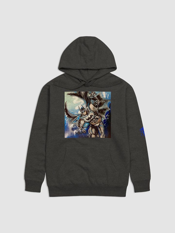 Bat Guy Grappling in the Rain Unisex Premium Hoodie product image (1)
