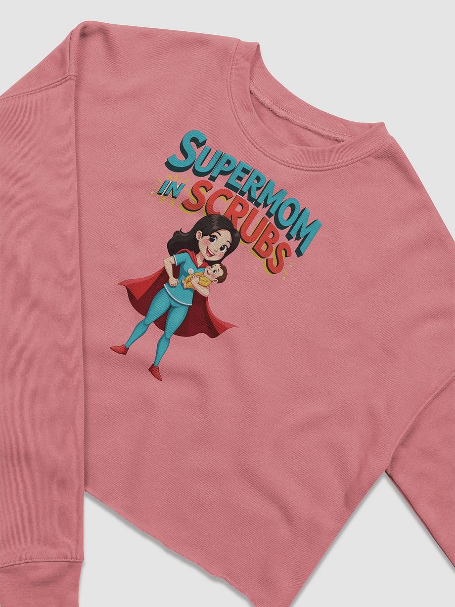 Supermom in Scrubs Fleece Crop Sweatshirt product image (11)