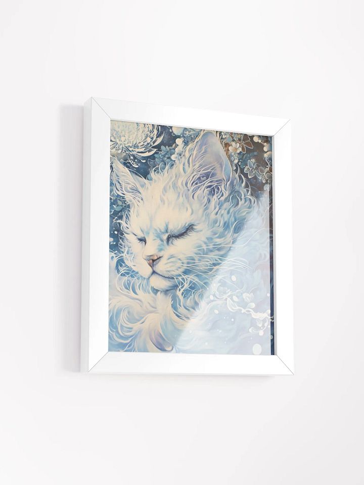 Ethereal Feline Dream Framed Poster product image (2)
