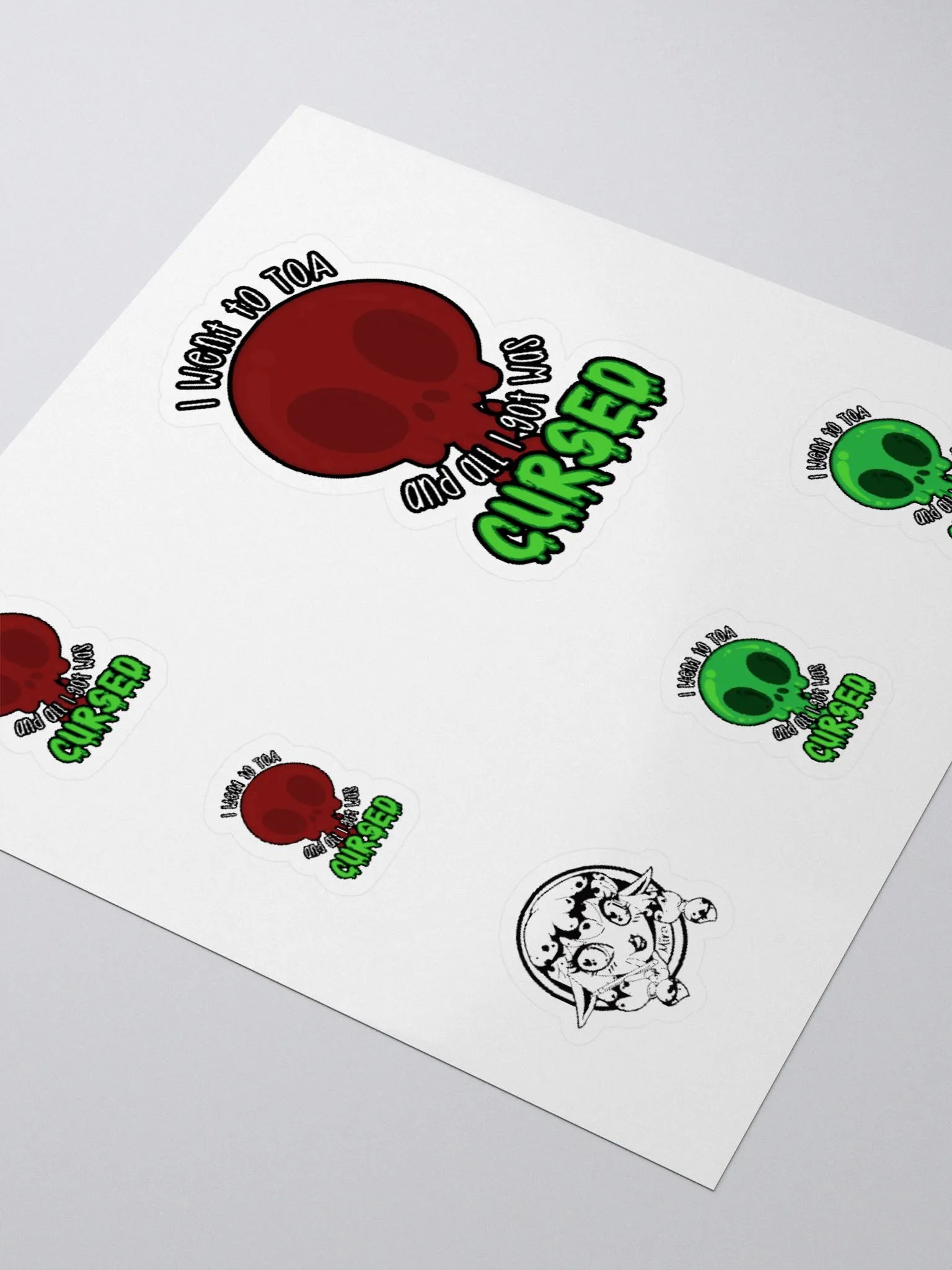 All I Got Was Cursed - Death Knight - Sticker Sheet product image (8)