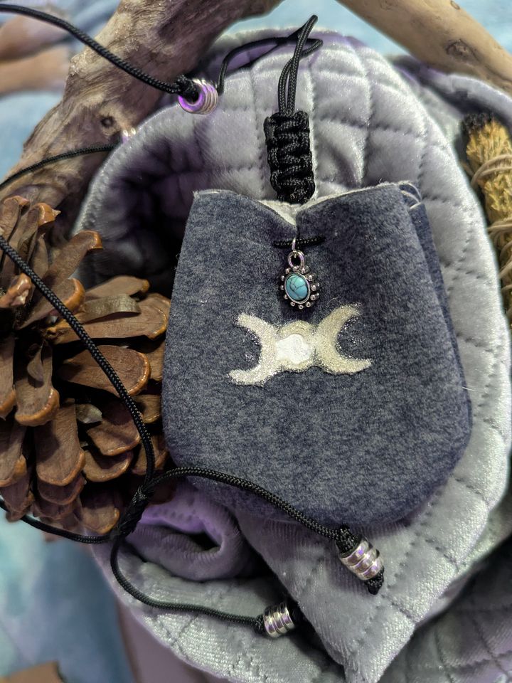 Goddess Moon Pouch Necklace product image (1)