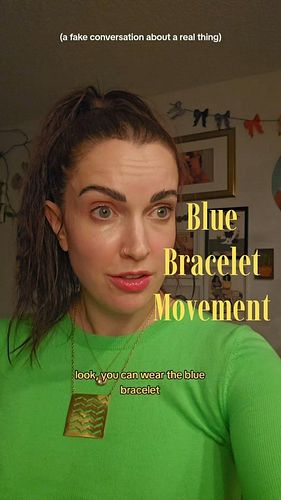 The Blue Bracelet Movement is nothing new. White people have often used symbols to pacify our responsibility to create change...