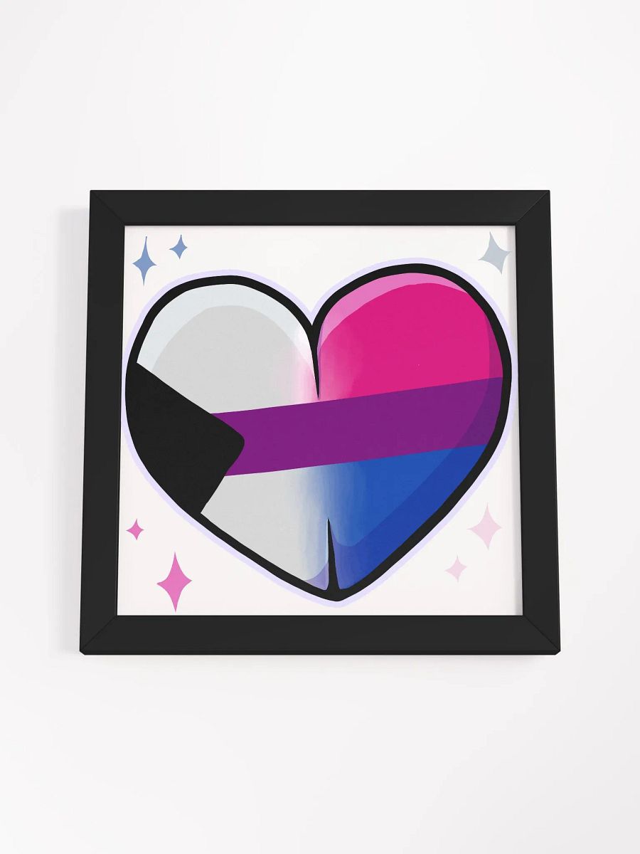 Demi-Bi Pride Framed Wall Art product image (45)