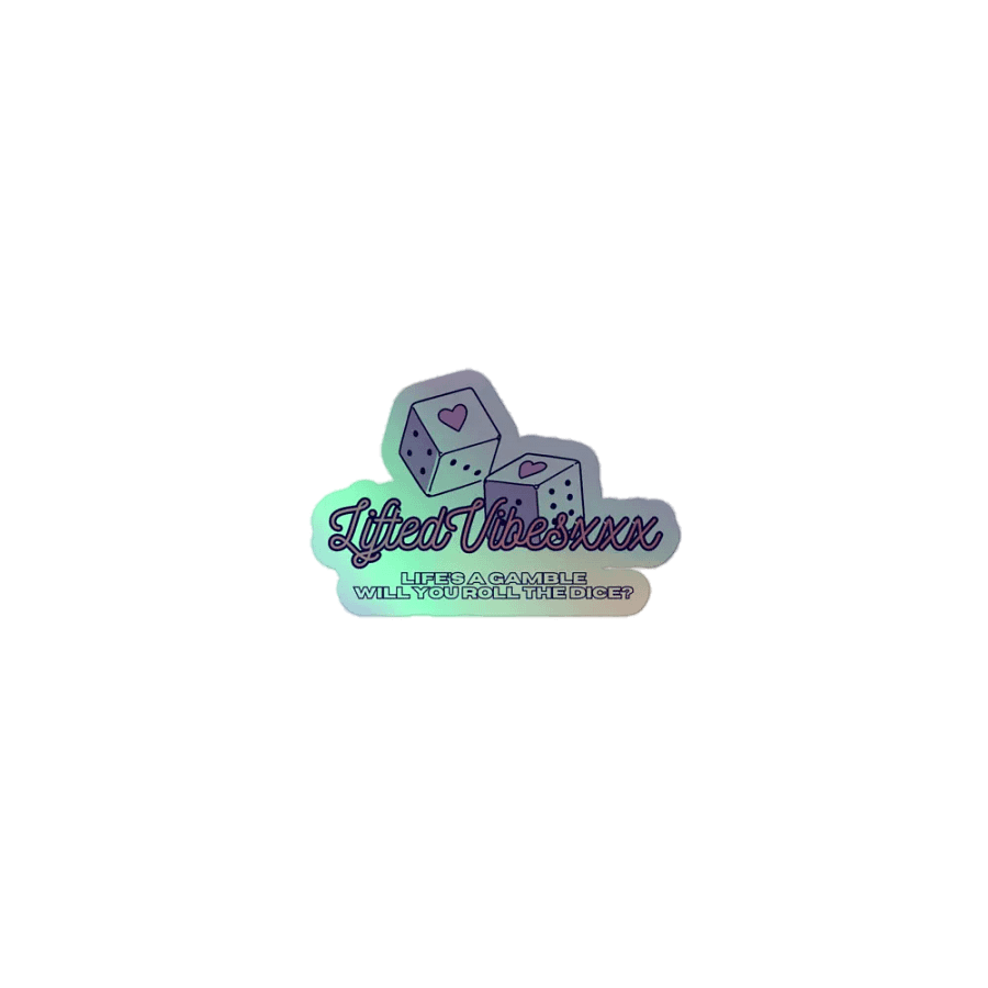 Pink XXX Holographic Sticker product image (1)