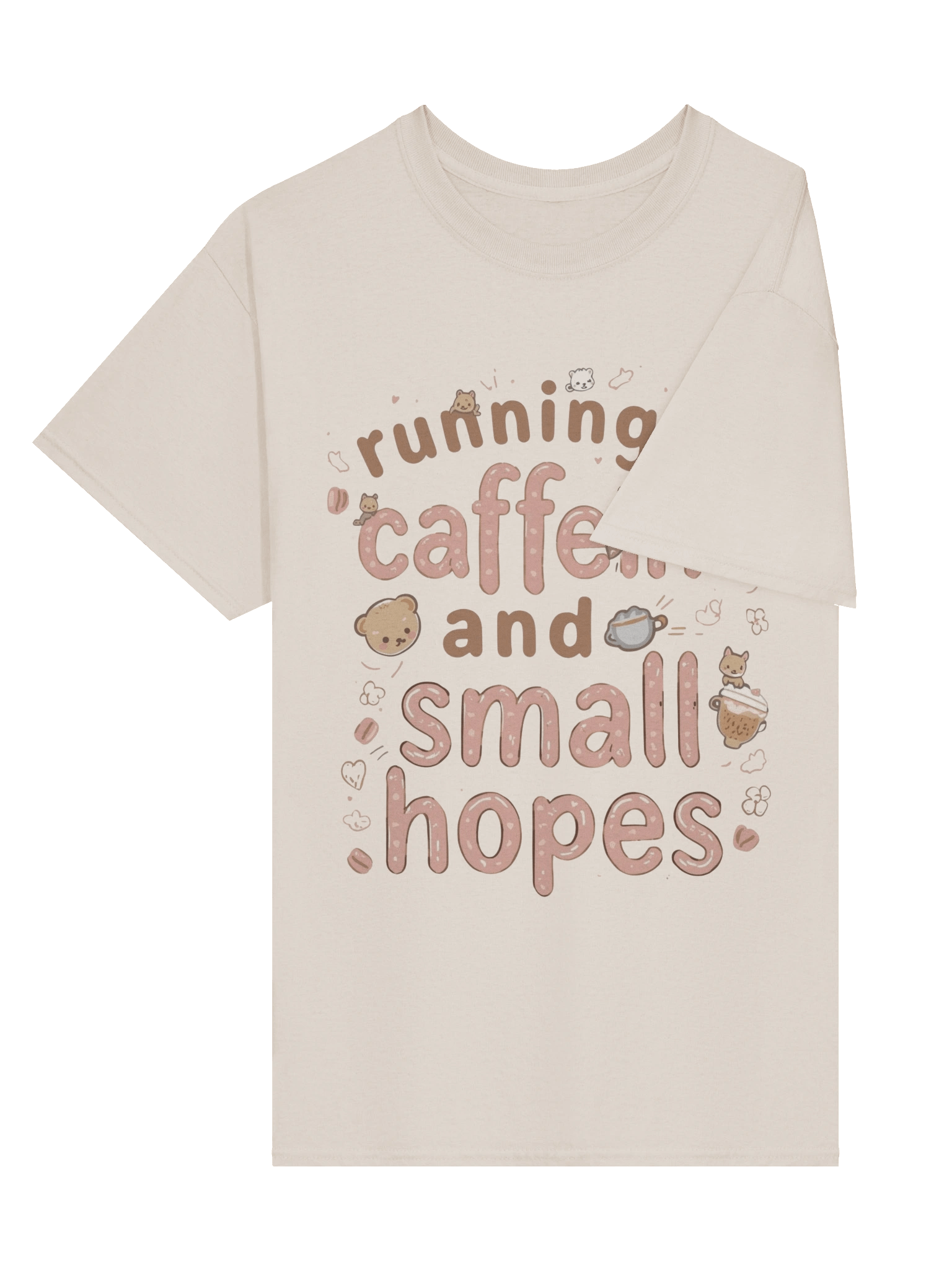Running on Caffeine & Small Hopes Tee☕✨ (Because that’s basically a personality trait now) product image (111)