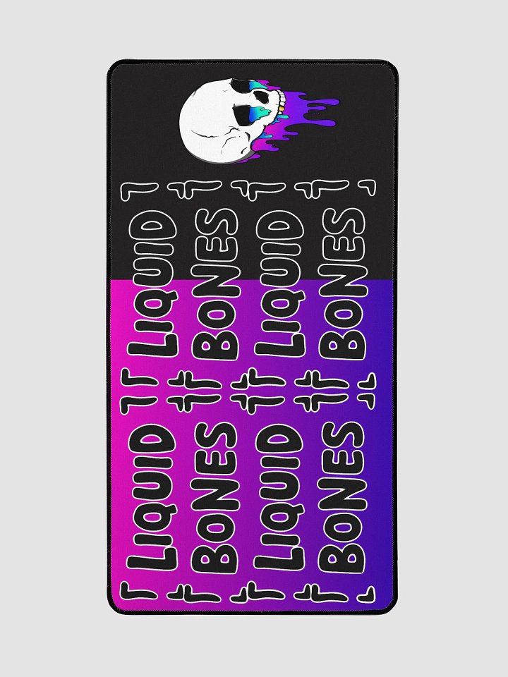 Liquid Bones Melting Skull Mouse Pad product image (2)