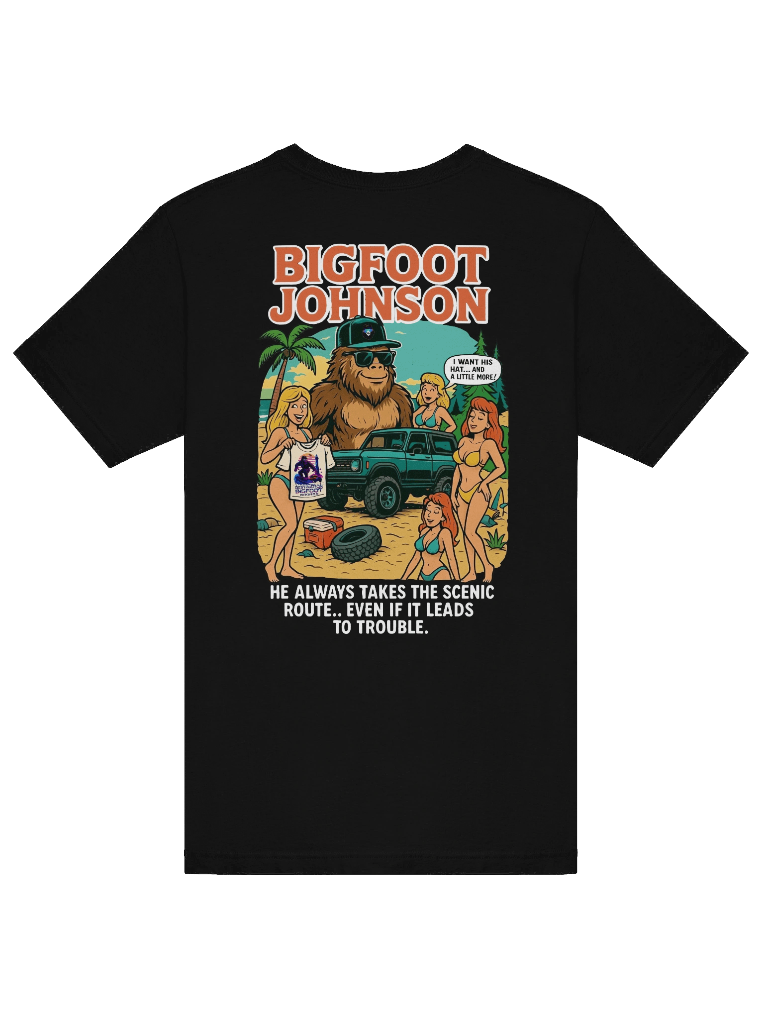 Bigfoot Johnson Scenic Route Tee (Black) product image (6)