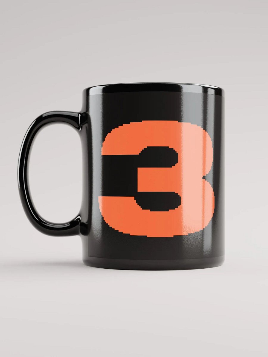 Three Mug (Black) product image (11)