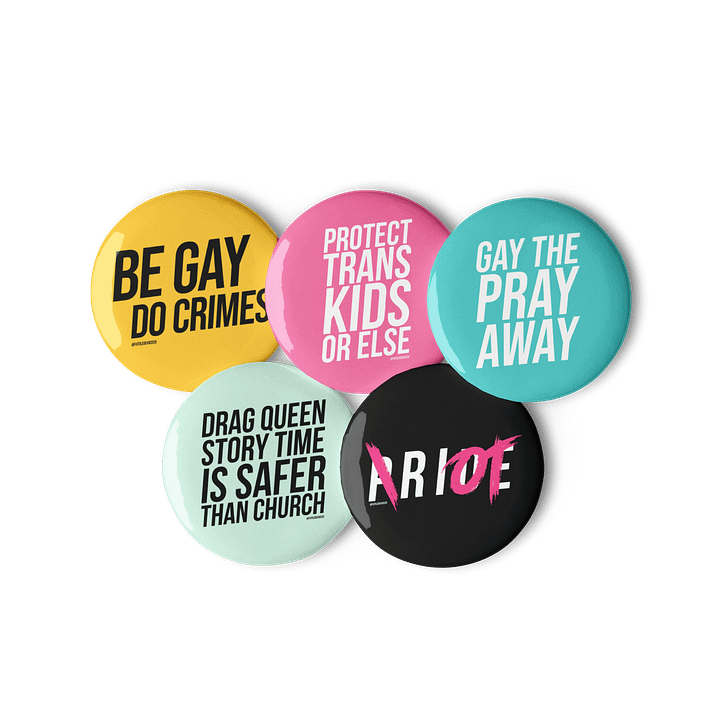 FUTILE DEVICE: LGBTQAI+ BUTTONS product image (2)