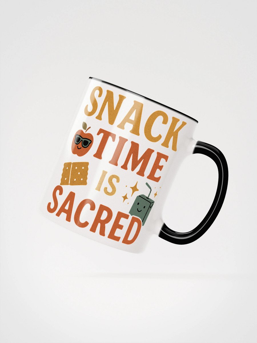 Snack Time Is Sacred Mug – Funny Teacher Gift for Snack Lovers product image (23)