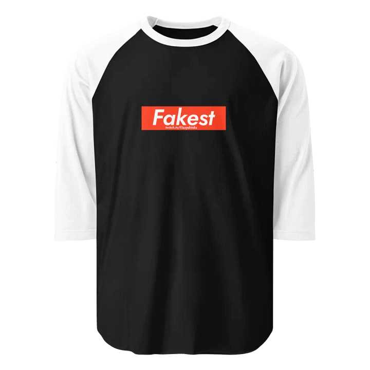 Chad The Realest - Fakest Graphic Raglan Tee product image (1)
