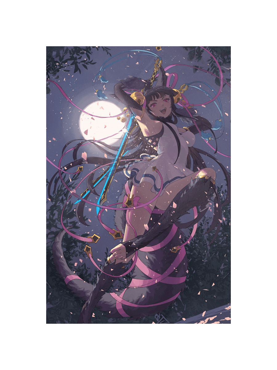 (12" x 18") Full Moon Yuel Print product image (4)