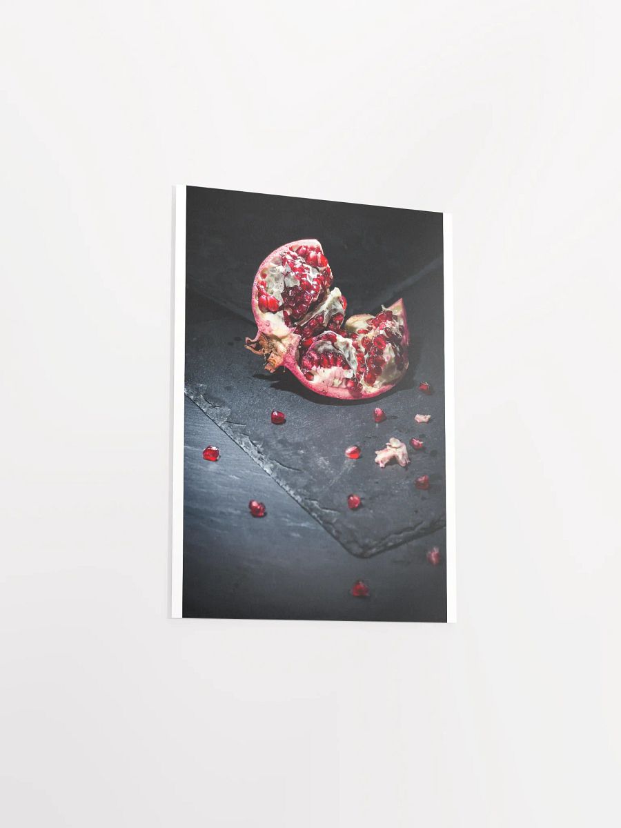 Pomegranate on Slate still-life 2 - Print product image (4)