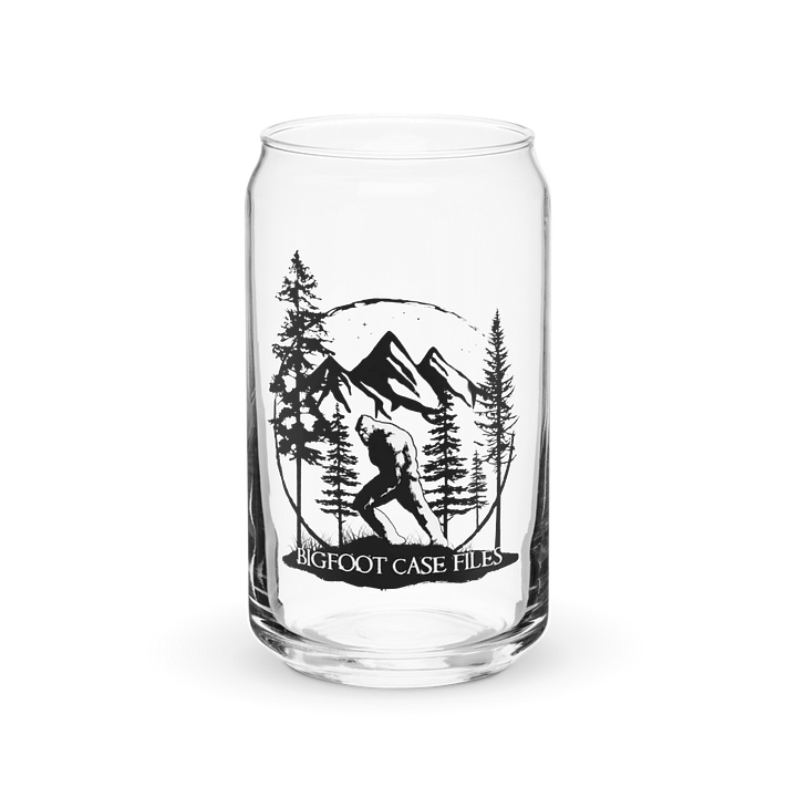 BIGFOOT CASE FILES BLACK LOGO CAN GLASS product image (1)