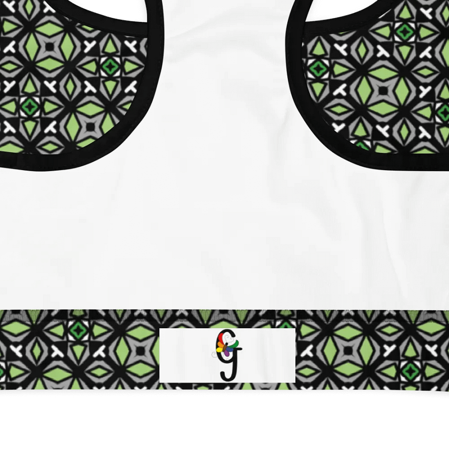 Aromantic Abstract (1) - Sports Bra product image (8)