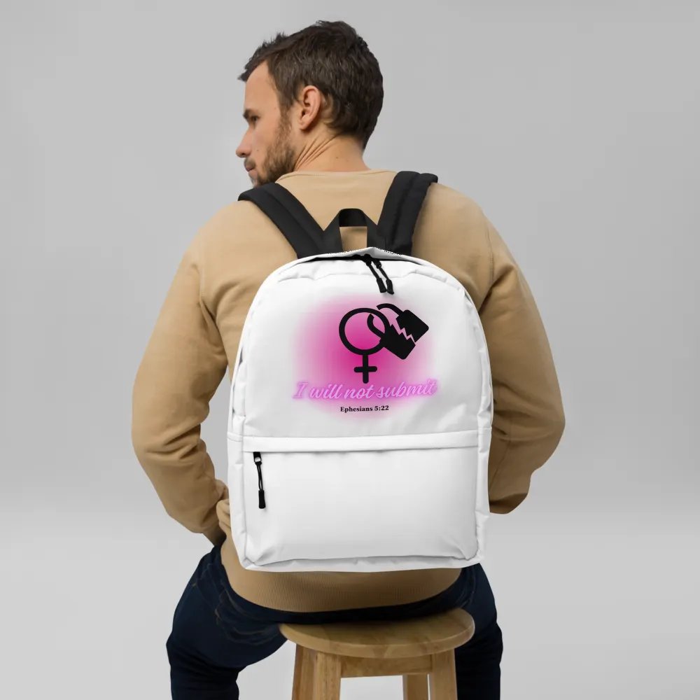 I Will Not Submit Backpack product image (9)