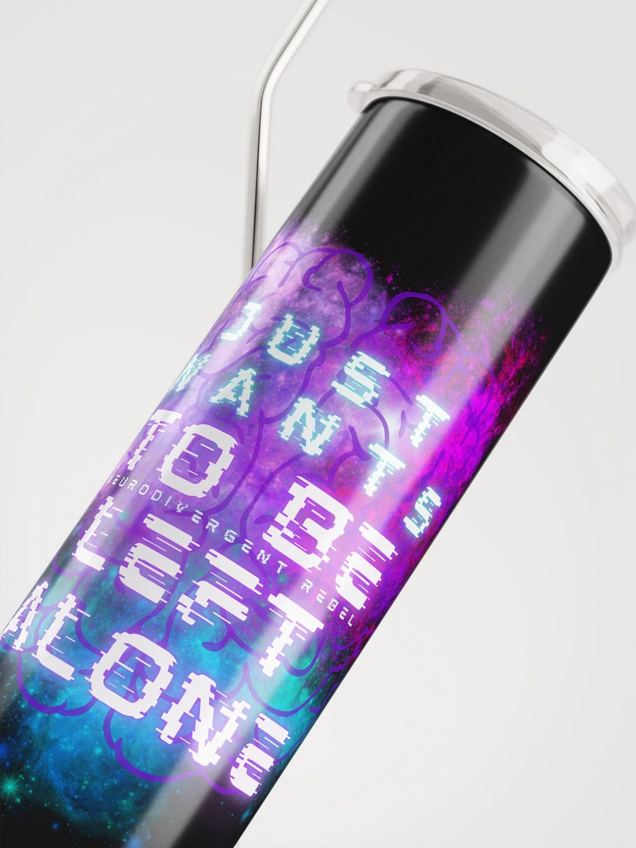 Just Wants to be Left Alone Stainless Steel Tumbler product image (9)