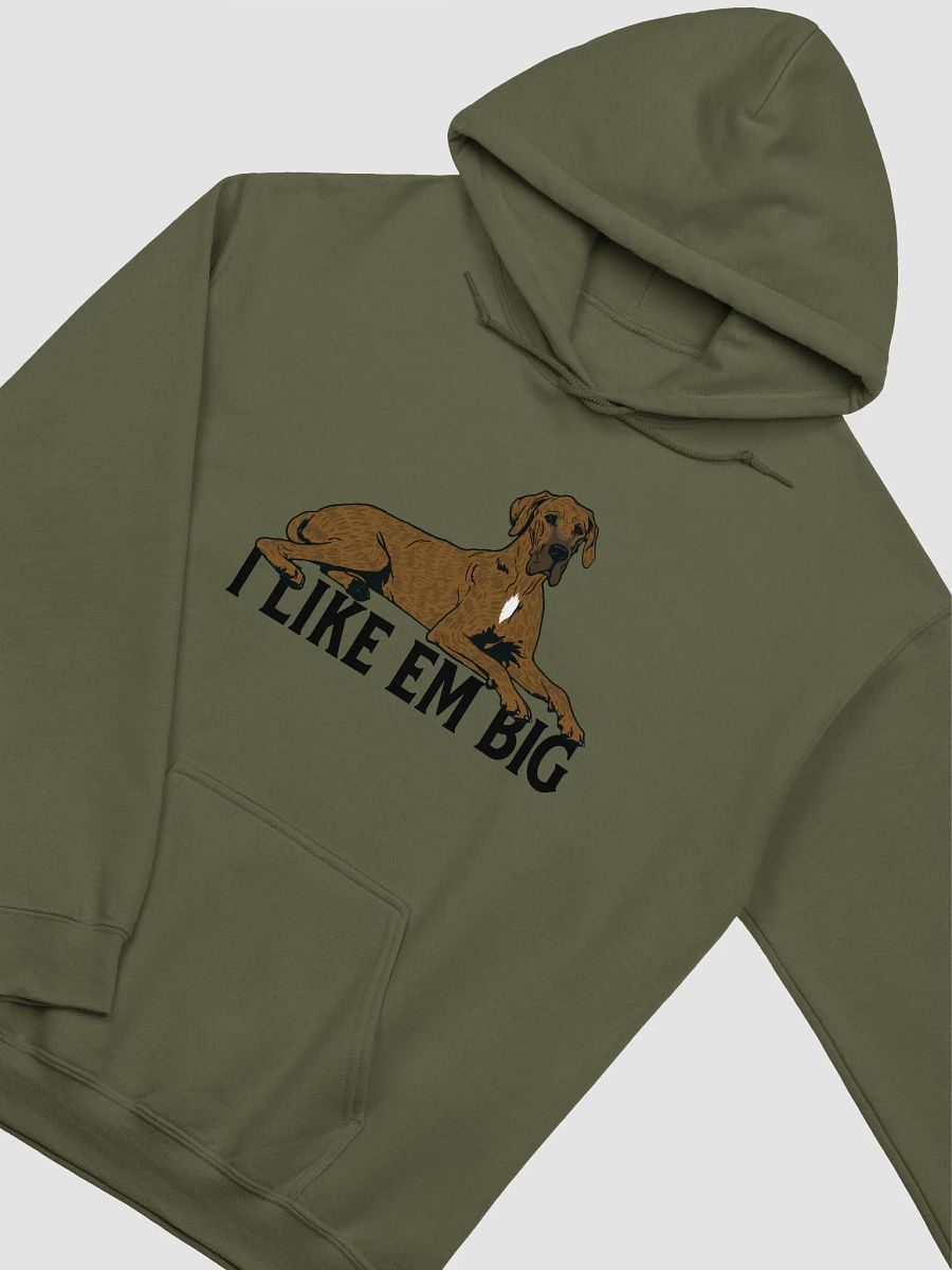 I Like Em Big Hooded Sweathirt of a Great Dane (Brindle) | Funny Hoodie for Great Dane Paw-rents product image (18)