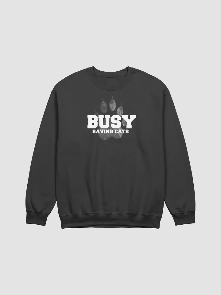 busy saving cats crewneck product image (1)